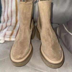 DV by Dolce Vita Taupe Heeled Boots